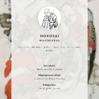 Wandposter Hokusai's Japanse sieradendoos (1822)