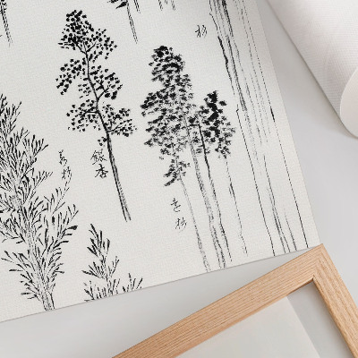 Poster De dennenbomen van Hokusai (1800-1900) – vintage Japanse houtsnede