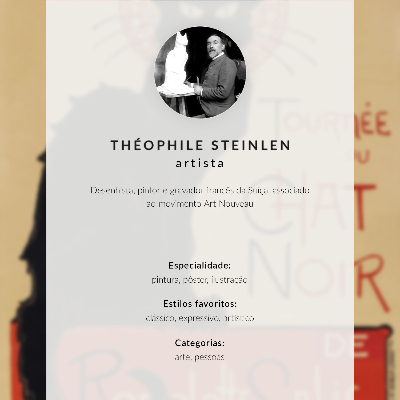 Wandposter La Traite des Blanches van Théophile-Alexandre Pierre Steinlen