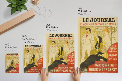 Wandposter La Traite des Blanches van Théophile-Alexandre Pierre Steinlen