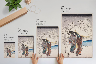 Poster Fujisawa van Utagawa Hiroshige