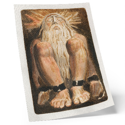 Decoratieve poster Het eerste boek van Urizen, bord 3 (Bentley 22)