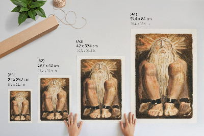 Decoratieve poster Het eerste boek van Urizen, bord 3 (Bentley 22)