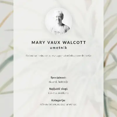 Wandposter Wilde ananas (Tillandsia fasciculata) uit 1921 van Mary Vaux Walcott