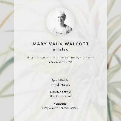 Wandposter Wilde ananas (Tillandsia fasciculata) (1921) door Mary Vaux Walcott