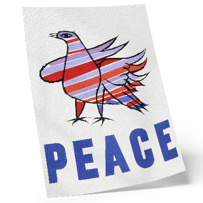 Poster McCarthy Peace (1968) met vogel van Ben Shahn