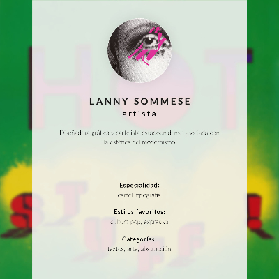 Poster Hete dingen! (1985) - Lanny Sommese-poster