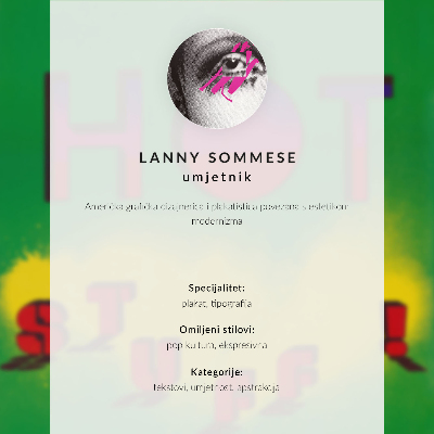 Poster Hete dingen! (1985) - Lanny Sommese-poster