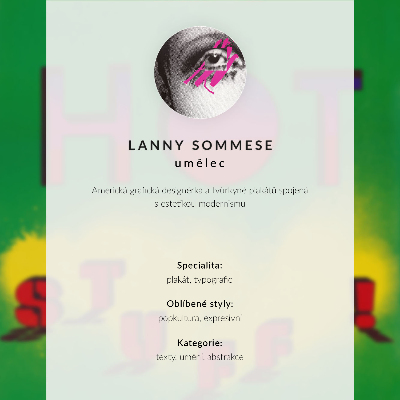 Poster Hete dingen! (1985) - Lanny Sommese-poster