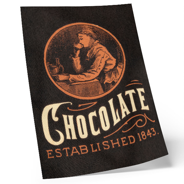 Poster Webb's Chocolate (1843) – chromolithografie