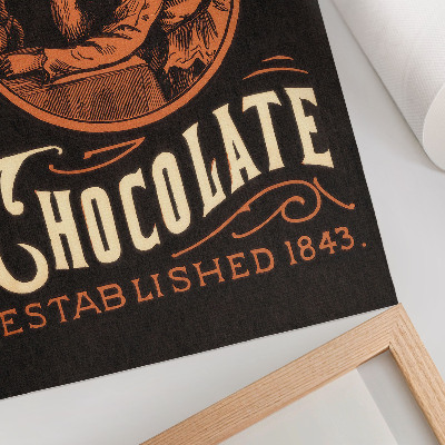Poster Webb's Chocolate (1843) – chromolithografie
