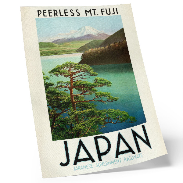 Wandposter Een reis naar Japan in de jaren dertig.