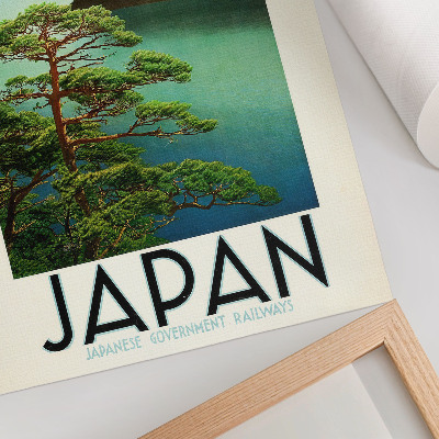 Wandposter Een reis naar Japan in de jaren dertig.