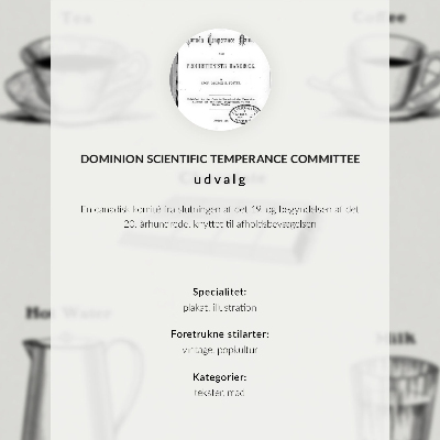 Poster Veilige stimulerende middelen volgens het Dominion Scientific Absorption Committee.