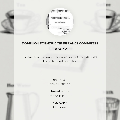 Poster Veilige stimulerende middelen volgens het Dominion Scientific Absorption Committee.
