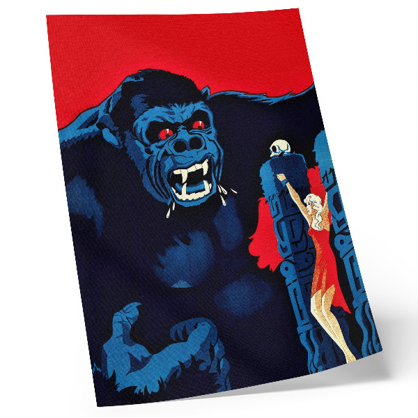 Wandposter Deense filmposter voor King Kong (1933)