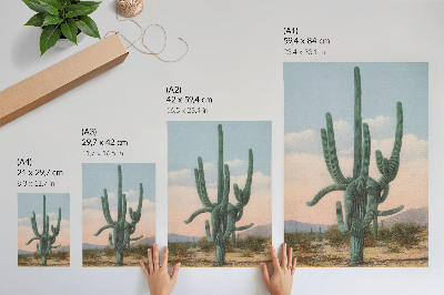 Wandposter Grote cactus (ca. 1928) van een anonieme kunstenaar