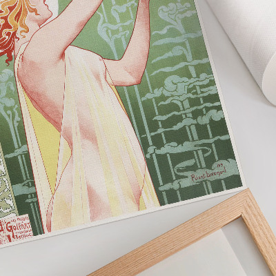 Wandposter Privat Livemont (1896) chromolithografie van Absinthe Robette