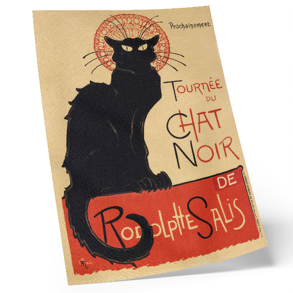 Poster Tournée du Chat Noir (1896) van Théophile Alexandre Steinlen