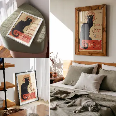 Poster Tournée du Chat Noir uit 1896 van Théophile Alexandre Steinlen