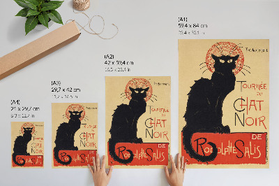 Poster Tournée du Chat Noir (1896) van Théophile Alexandre Steinlen