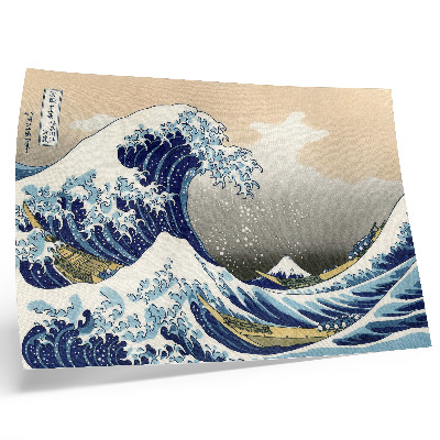 Stijlvolle wandposter De Grote Golf van Kanagawa (1760-1849) van Hokusai – Japanse ukiyo-e houtsnede