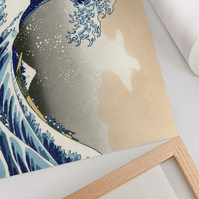 Stijlvolle wandposter De Grote Golf van Kanagawa (1760-1849) van Hokusai – Japanse ukiyo-e houtsnede