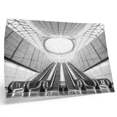 Poster Minimalistisch interieur, futuristische architectuur