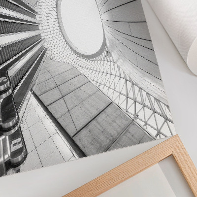 Poster Minimalistisch interieur, futuristische architectuur