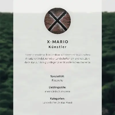 Moderne decoratieve poster met een brug over het meer in blauwe tinten voor rust en eenvoud
