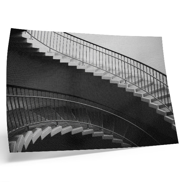 Moderne decoratieve poster Elegantie in zwart-wit, moderne vormen.