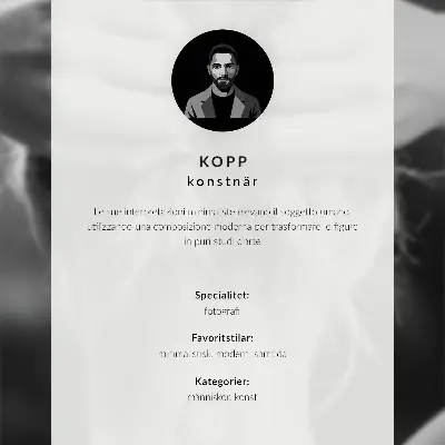 Stijlvolle wandposter met een minimalistisch ontwerp, felle kleuren en een rustgevende afbeelding van muziek bij de deur