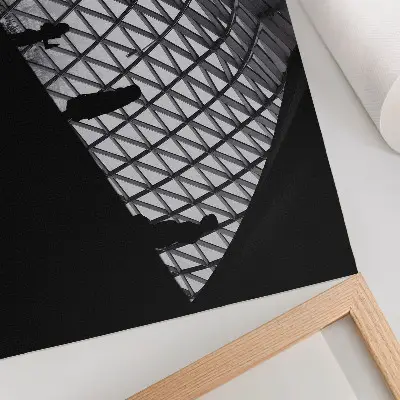 Poster modern silhouet met contrast