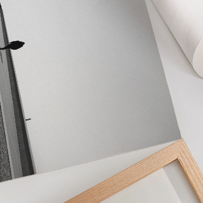 Poster Minimalistisch silhouet, sterke schaduwen, moderne ruimte