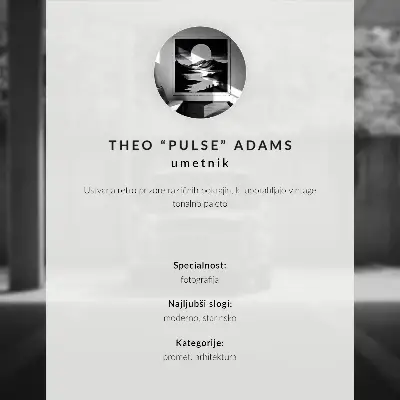 Stijlvolle wandposter met exotische palmbomen, een modernistisch huis en een klassieke auto