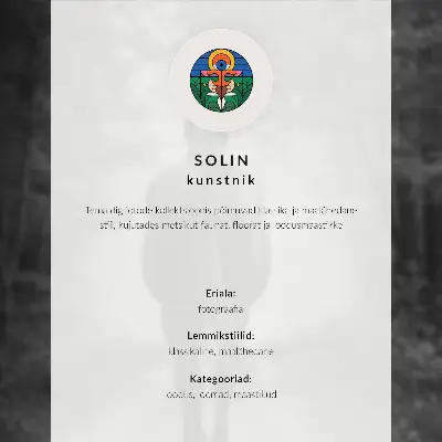 Stijlvolle wandposter paard in een mistig bos met varens