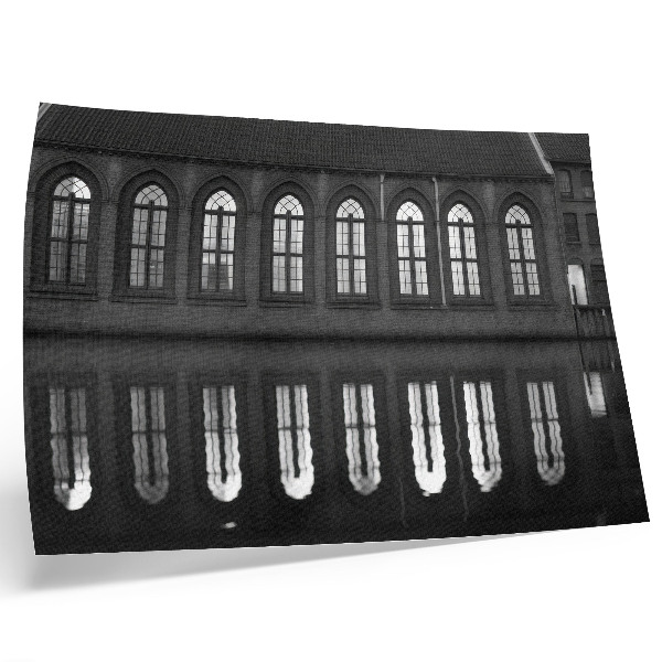 Poster Symmetrie, reflectie, architectonische elegantie, harmonie