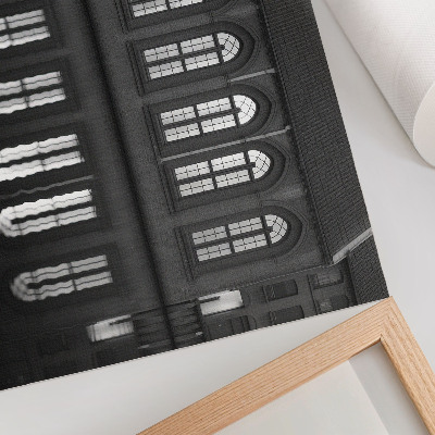 Poster Symmetrie, reflectie, architectonische elegantie, harmonie