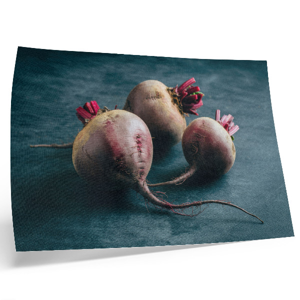 Moderne decoratieve poster Drie bieten, minimalistische, rauwe schoonheid van de natuur