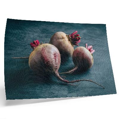Moderne decoratieve poster Drie bieten, minimalistische, rauwe schoonheid van de natuur