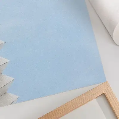 Moderne decoratieve poster met minimalistische architectuurlijnen