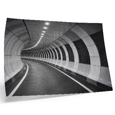 Poster Moderne geometrische ruimtelijke tunnel