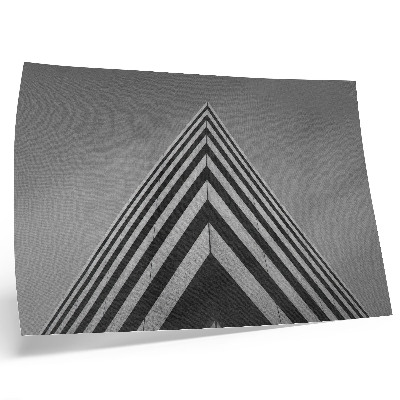 Moderne decoratieve poster Symmetrie, lijnen, monochromatisme, dynamische compositie