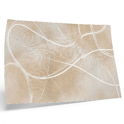 Poster Harmonieuze lijnen, delicate kleuren, rust