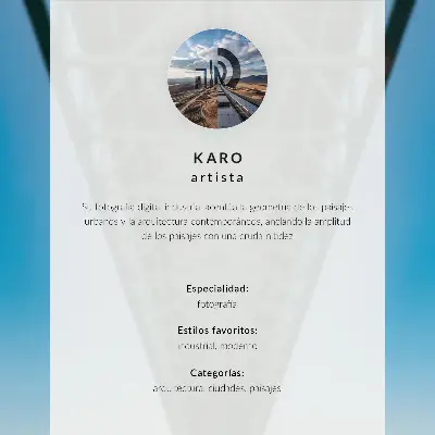Stijlvolle wandposter modern stadsgezicht van bovenaf met dynamische uitstraling