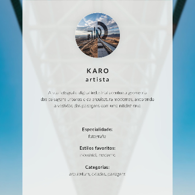 Moderne decoratieve poster Moderne architectuur met een waterpad.
