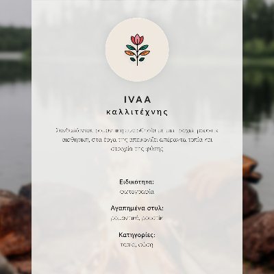 Poster Kampvuur bij het meer, vis aan stokjes, natuurlijk