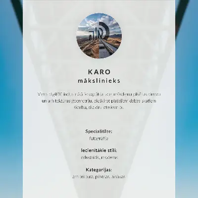 Moderne decoratieve poster met indrukwekkende wolkenkrabbers en een elegante brug over de rivier