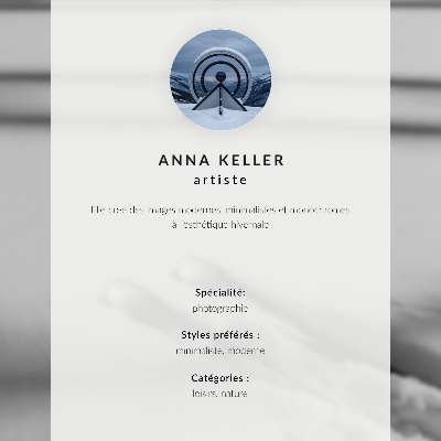 Poster Oceaangolven surfer kalm minimalistisch