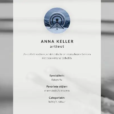 Poster minimalistische oceaan met surfers in een rustige stijl